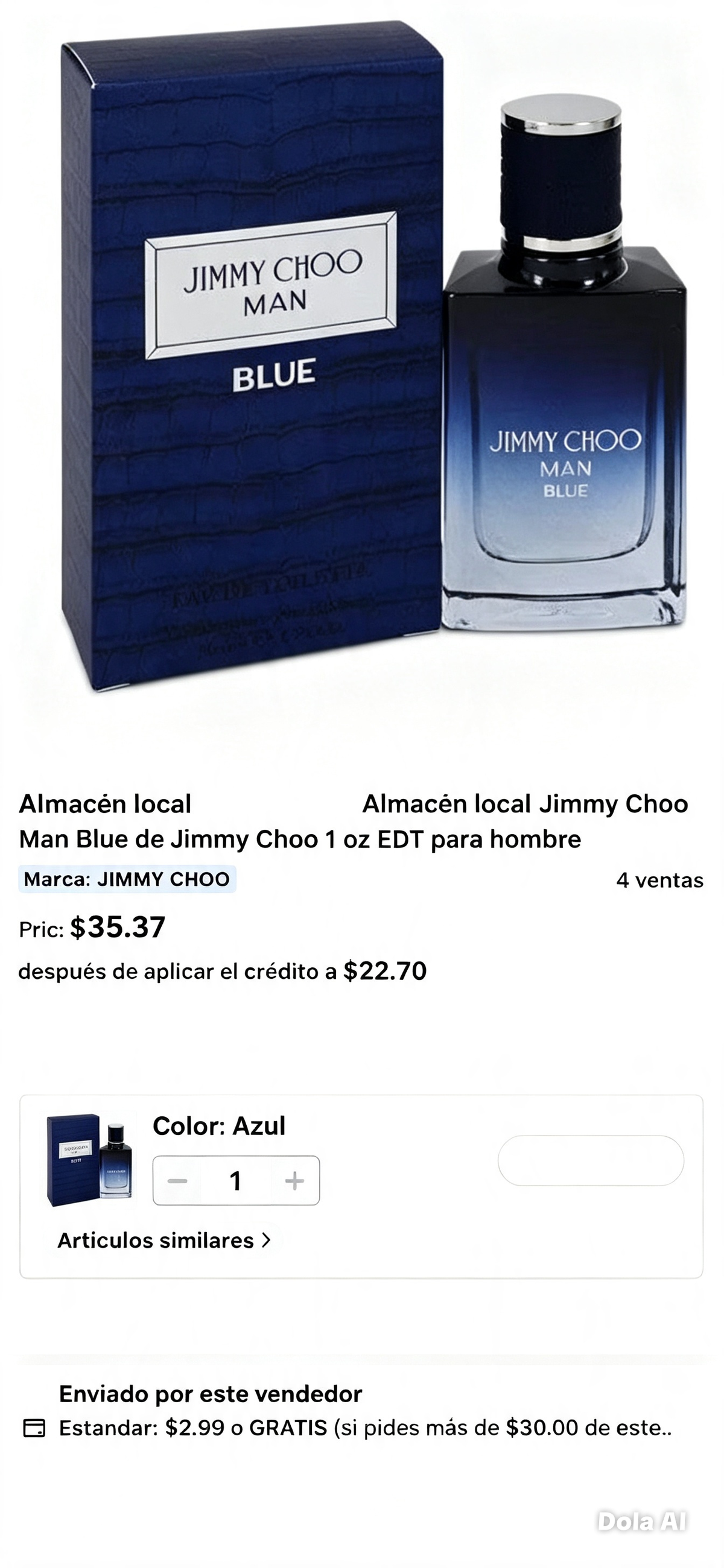 JIMMY CHOO MAN BLUE