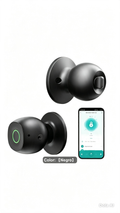 Cerradura Inteligente con Control desde Celular, Securidad Digital, Negro