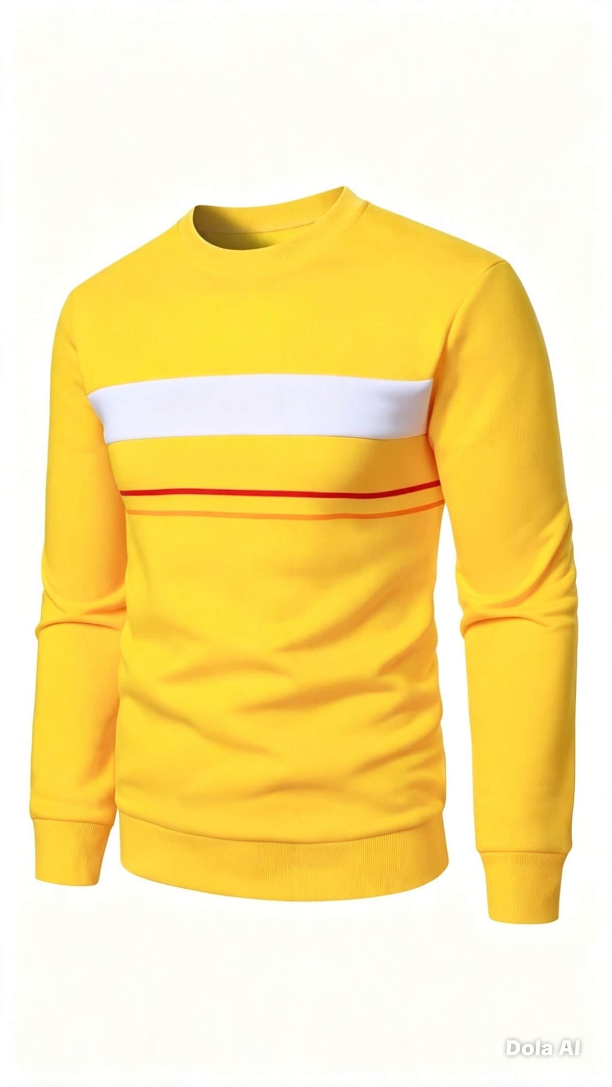 Sudadera Amarilla con Rayas
