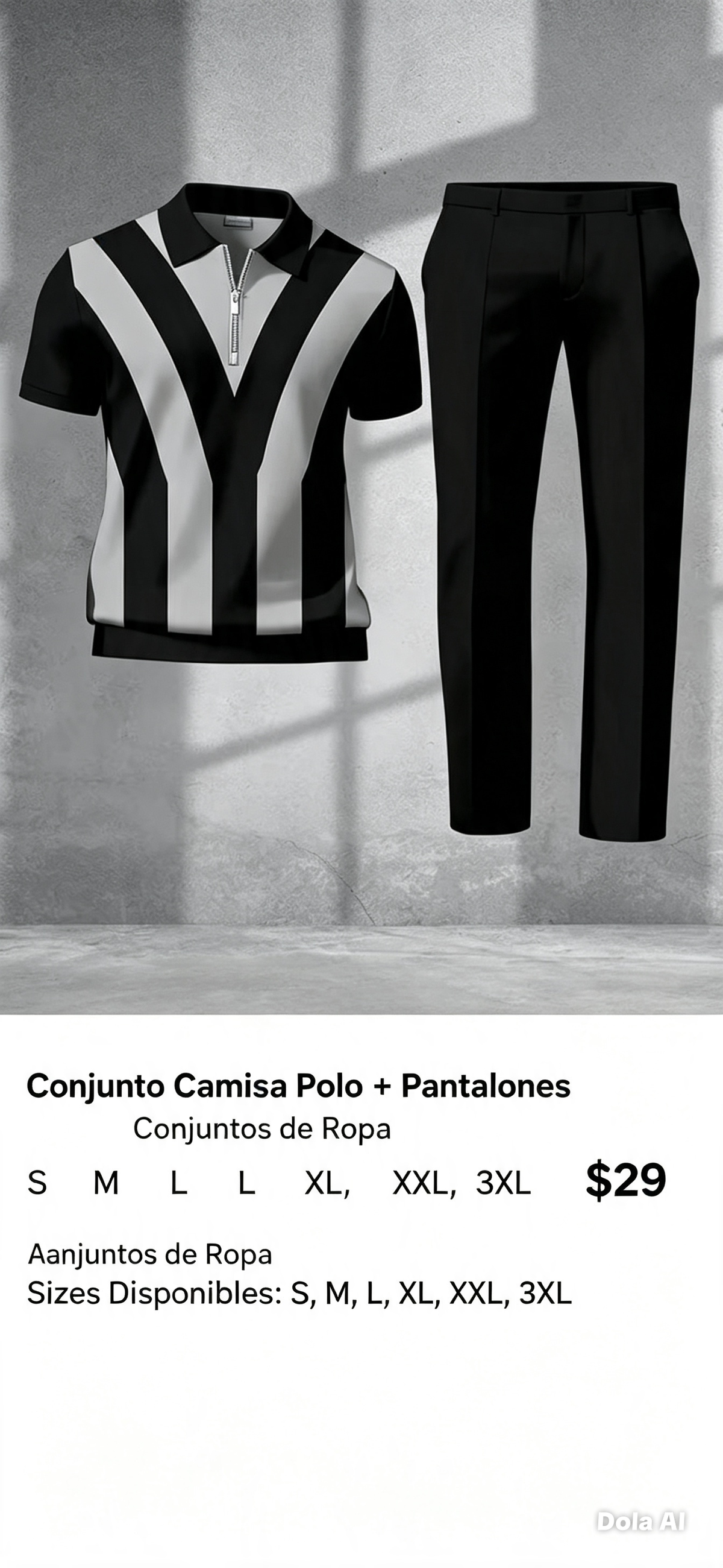 Conjunto Canmisa Polo . pantalones