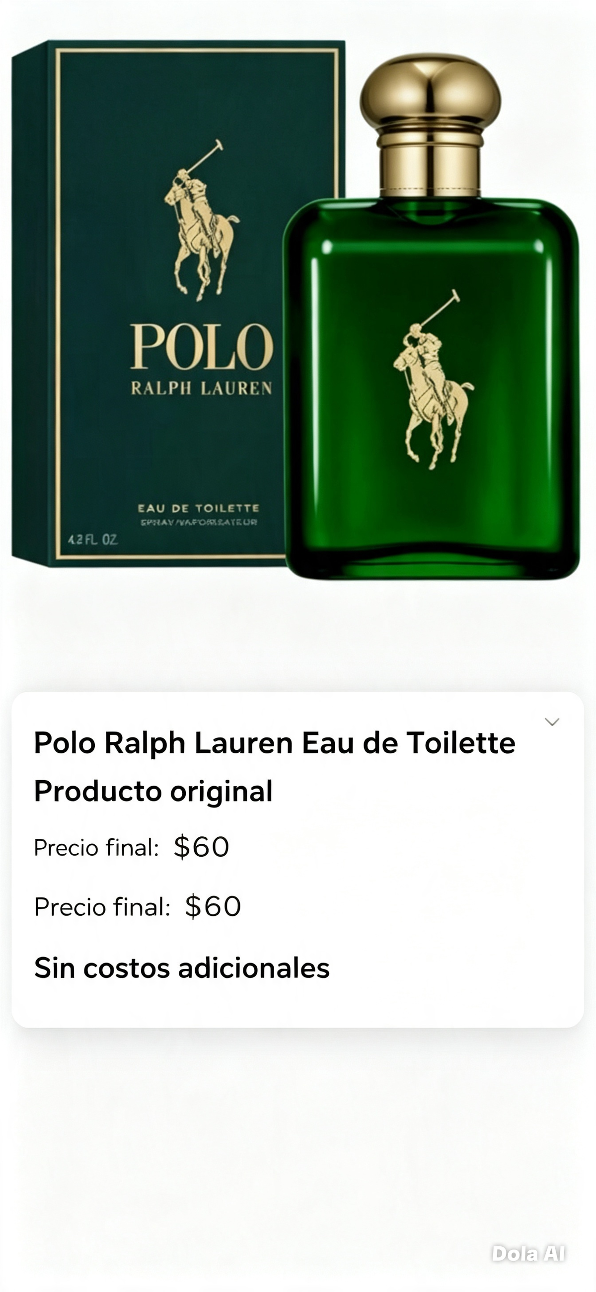 Polo Ralph Lauren Eau de Toilette producto original