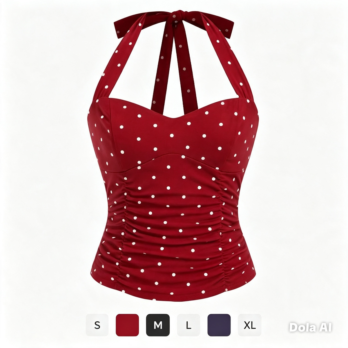 Top Halter Lunares ..