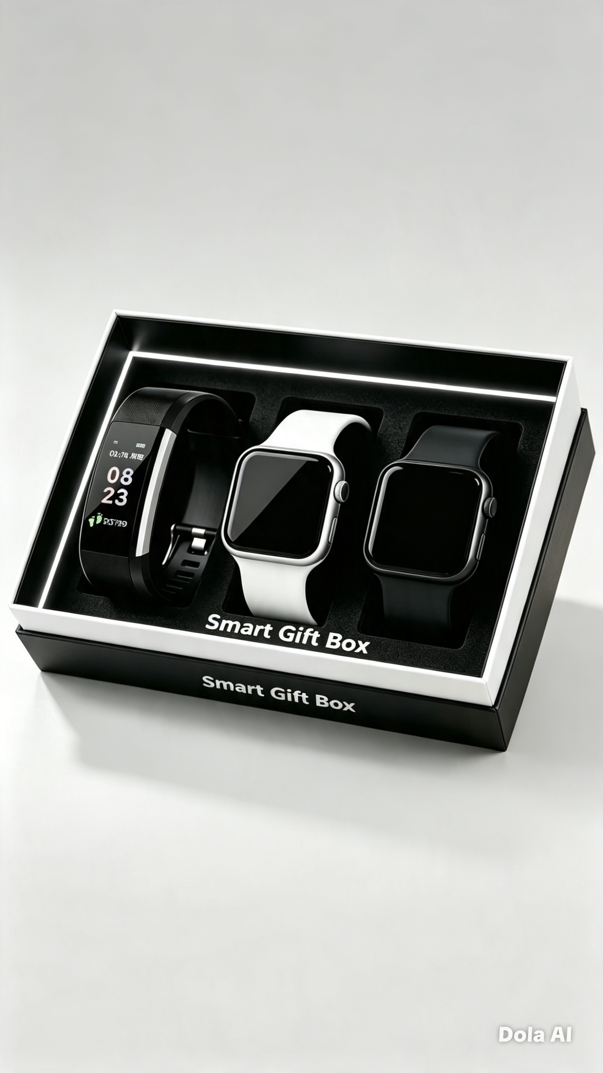 Set de 3 Relojes Inteligentes, Caja de Regalo, pulsera de Actividad
