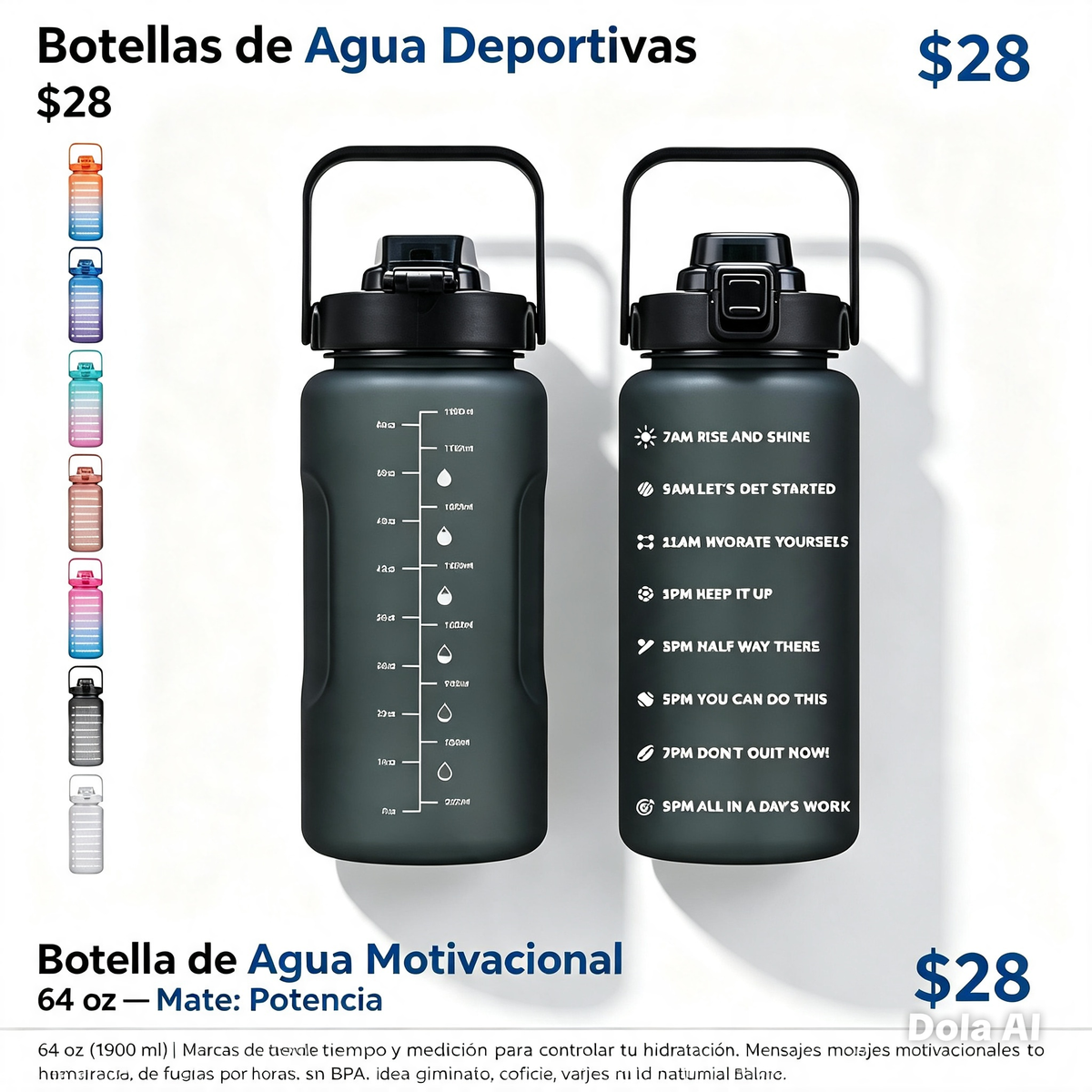 Botellas de Agua Deportivas
