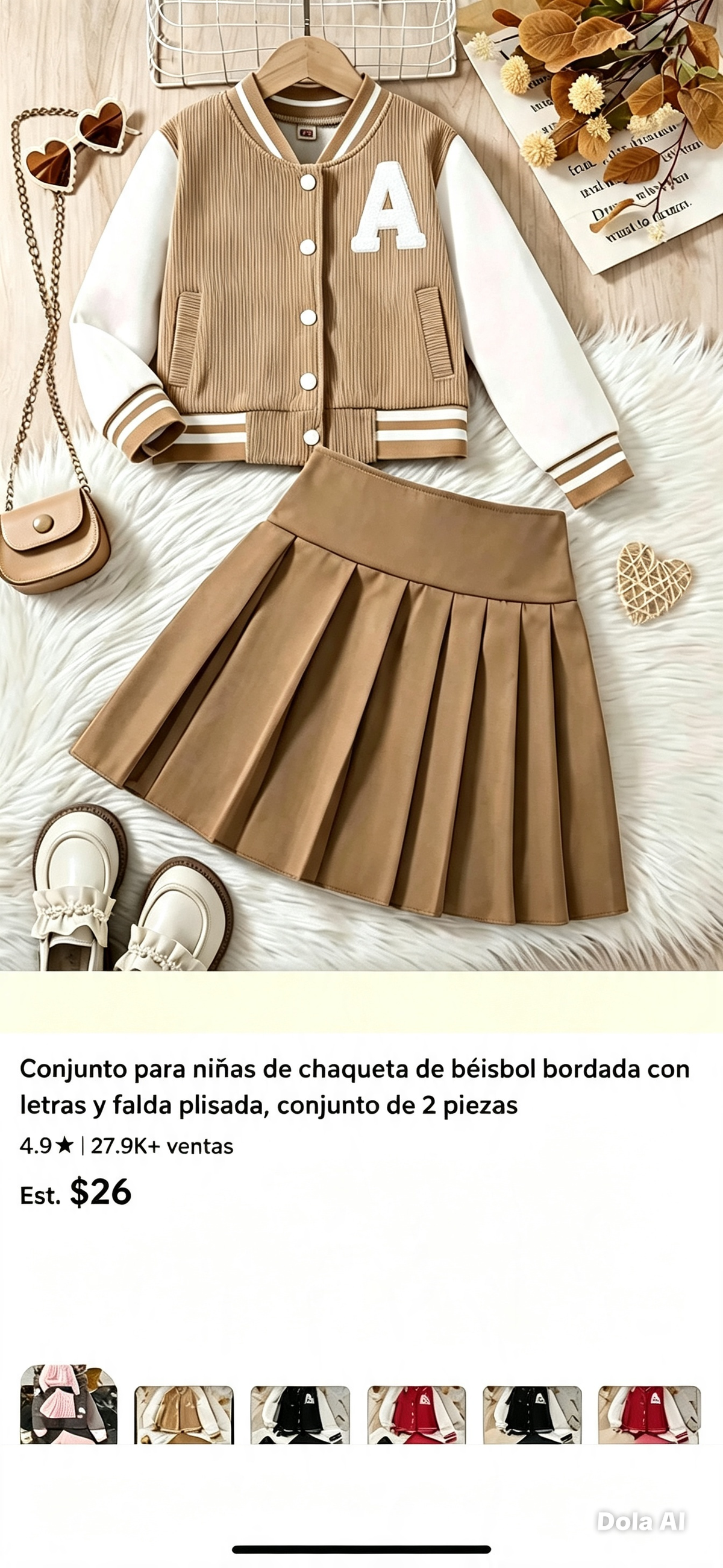 conjunto para niña