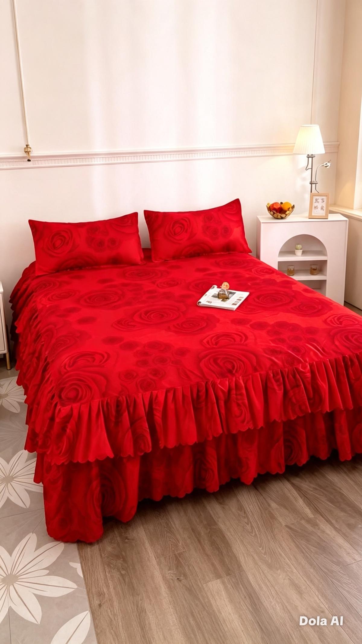 Juego de sábanas Elegante con Diseño de Rosas