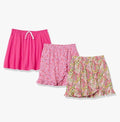 Paquete de Faldas Cortas Estampadas __niña
