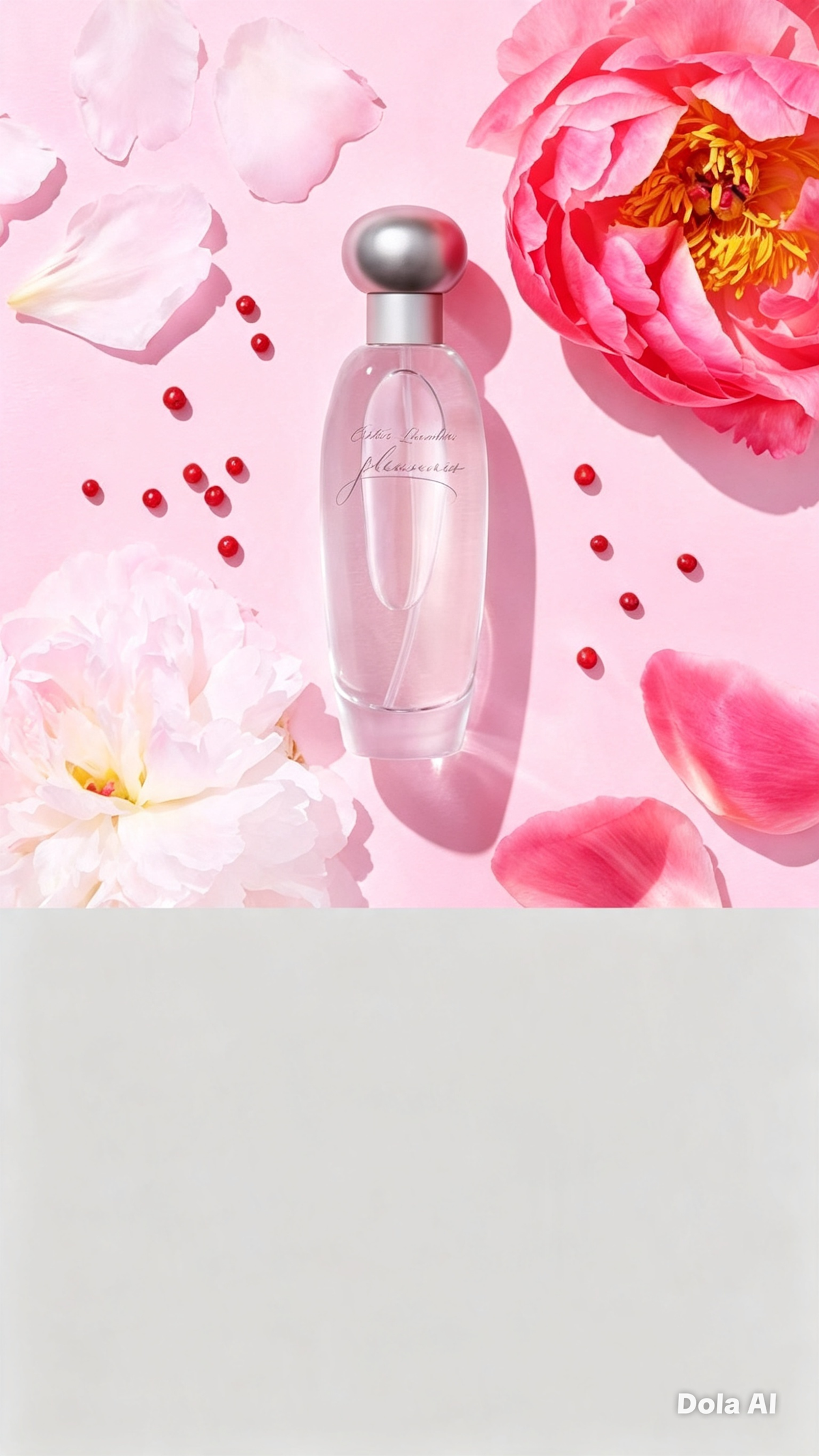 peonia blanca, Rosa  Baie, Lila Negra